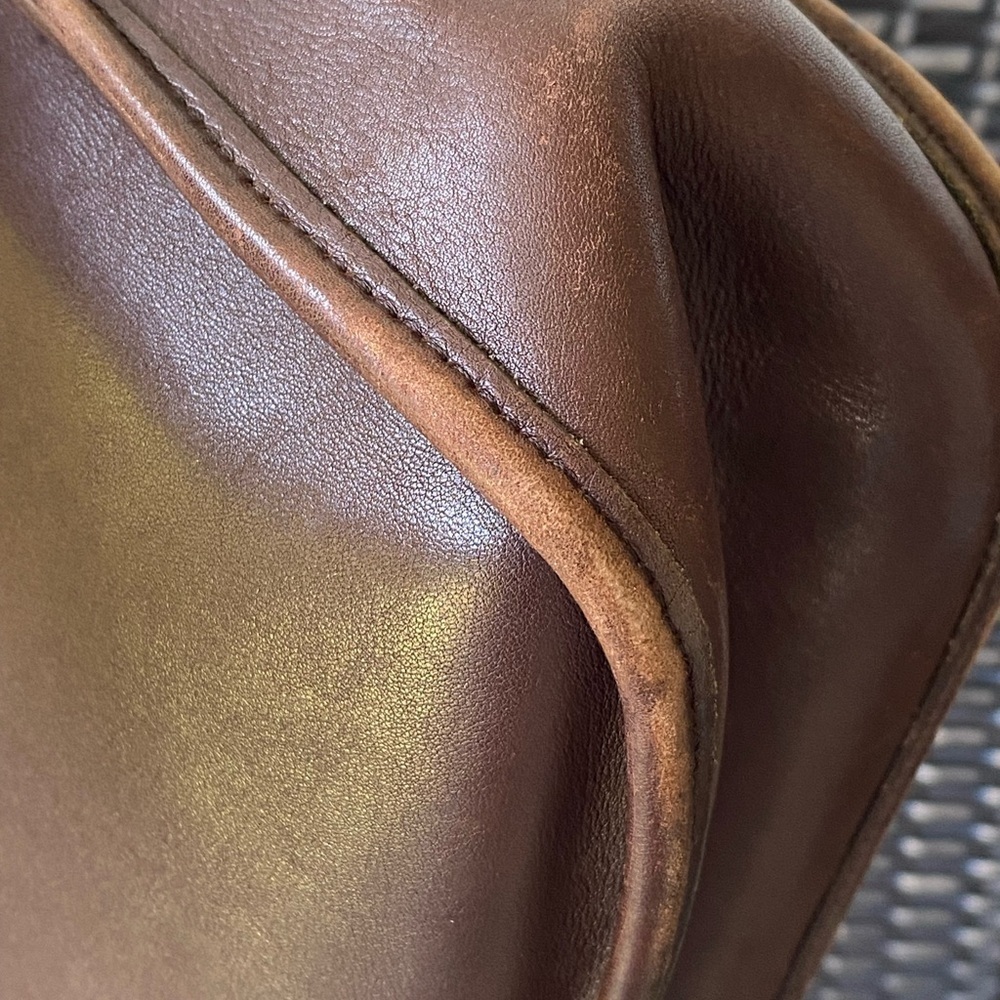 Vintage Coach 9951 Classic Shoulder Bag Leather Legacy Patricia - Picture 10 of 13